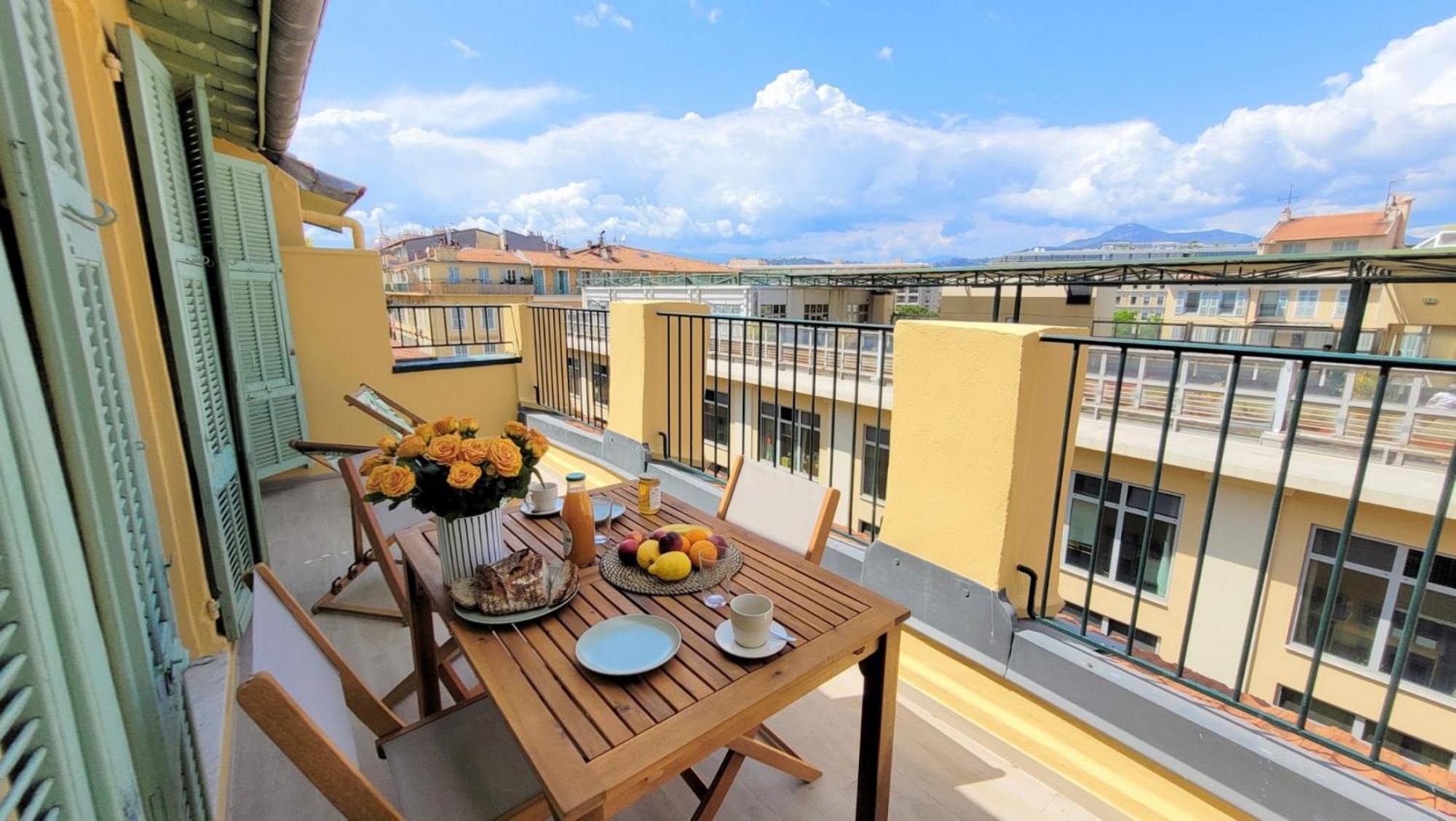Ze Perfect Place - Opera Nice - Appartement 2 Chb - Ac - Terrasse Zewnętrze zdjęcie