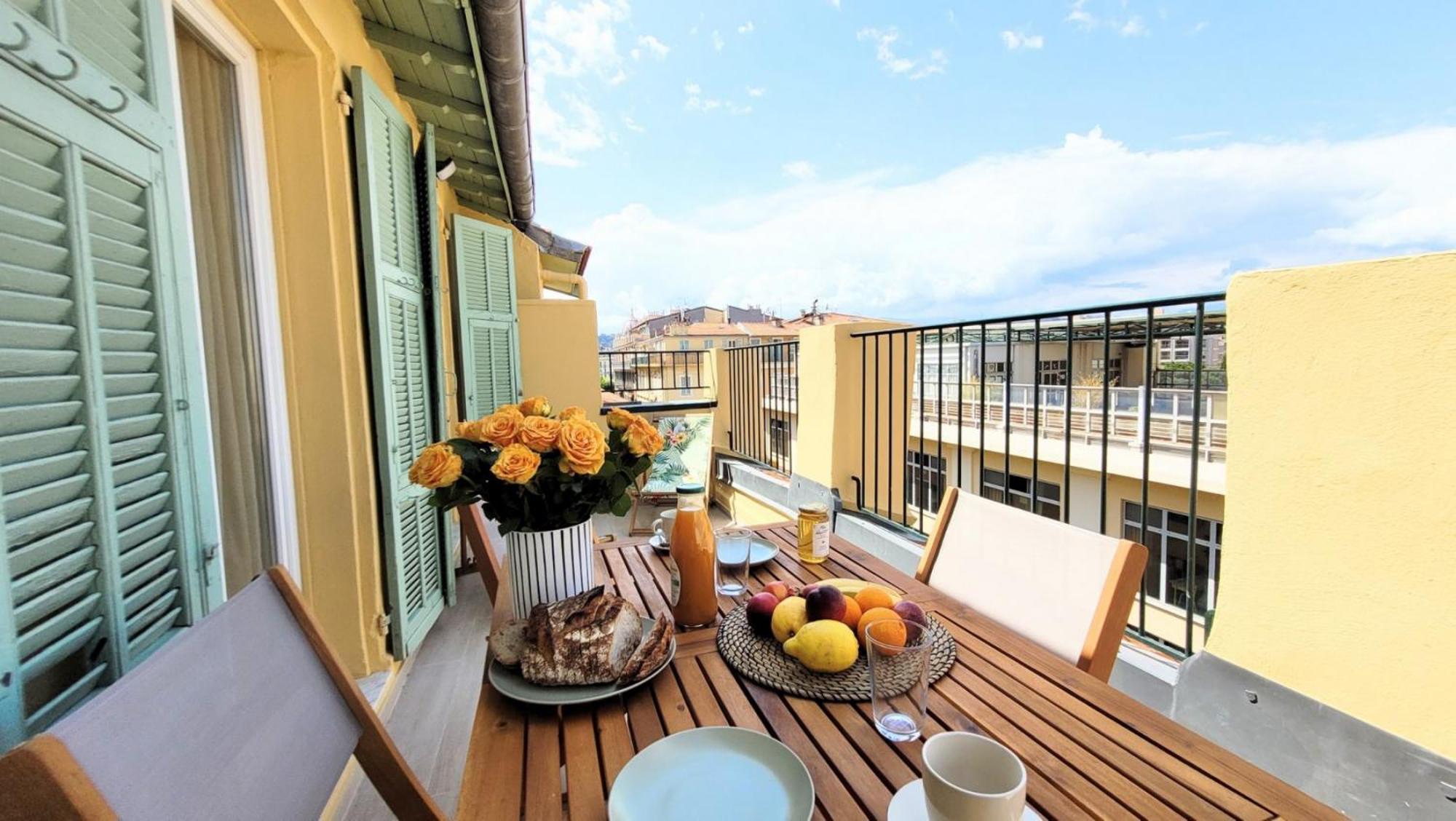 Ze Perfect Place - Opera Nice - Appartement 2 Chb - Ac - Terrasse Zewnętrze zdjęcie